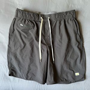 Vuori Banks Short Black Size Large Atheltic Stretch